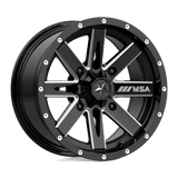 MSA Offroad Wheels BOXER UTV 14X7 4X137 G-BLK MILL 10MM Wheels