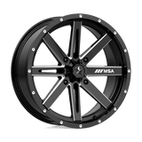 MSA Offroad Wheels BOXER UTV 18X7 4X137 G-BLK MILL 10MM Wheels