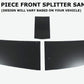 2016-2018 Honda Civic Coupe/Sedan 2PC Front Splitter
