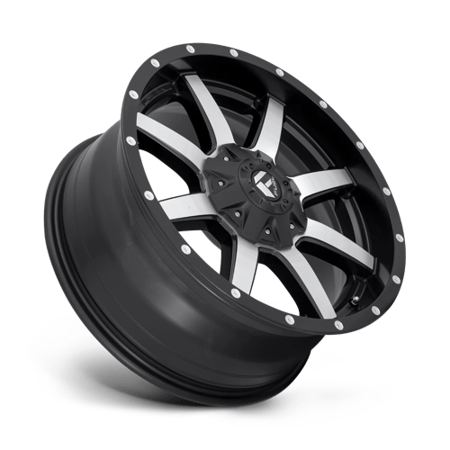 Fuel 1PC D537 20X14 8X170 MT-BLK-MACH -76MM Wheels