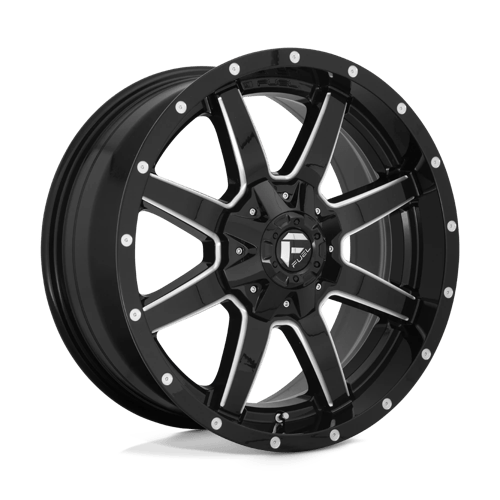 Fuel 1PC D610 MAVERICK 20X12 5X5.0/135 NBL -44MM Wheels