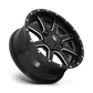 Fuel 1PC D610 MAVERICK 20X12 5X5.0/135 NBL -44MM Wheels