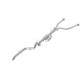 MBRP 22-25 Toyota Tundra 3.4L 3in Cat Back Single Rear Turn Down - Aluminized Steel