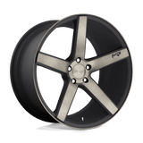 Niche 1PC M134 22X10 5X5.0 M-BLK-MCH-DDT 35MM Wheels