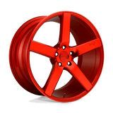 Niche 1PC M187 20X10 5X4.5 GL-RED 40MM Wheels