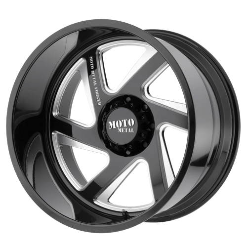 Moto Metal MO400 24X14 BLNK G-BLKMILL -76MM 165-180 Wheels