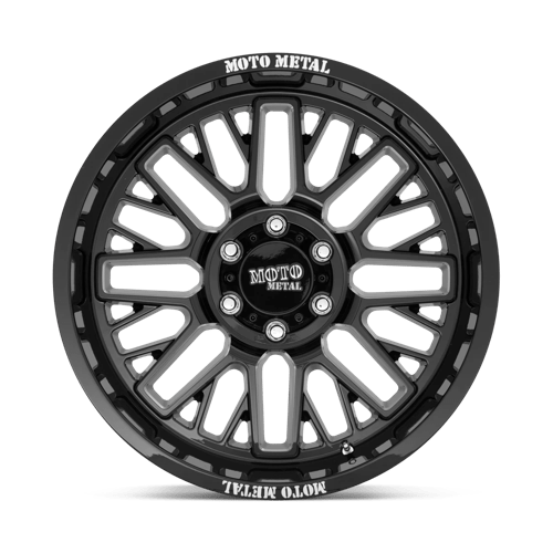 Moto Metal MO802 20X9 5X5.0 G-BLK MILL 00MM Wheels