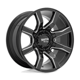 Moto Metal MO804 20X10 5X5.0/5.5 G-BLK MILL -18MM Wheels