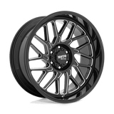Moto Metal MO805 20X10 5X5.0 G-BLK MILL -18MM Wheels