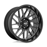 Moto Metal MO805 22X10 5X5.0 G-BLK MILL -18MM Wheels