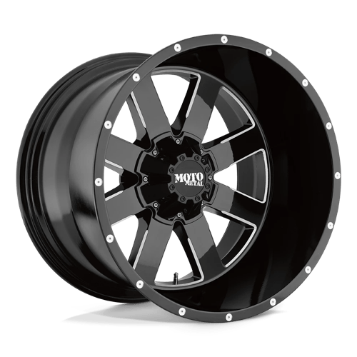 Moto Metal MO962 18X9 5X5.0/5.5 G-BLK MILL 0MM Wheels