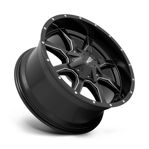 Moto Metal MO970 20X10 7X150 S-BLK MILL -18MM Wheels