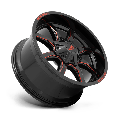 Moto Metal MO970 20X10 6X135/5.5 G-BLK MILL RTCC -18MM Wheels