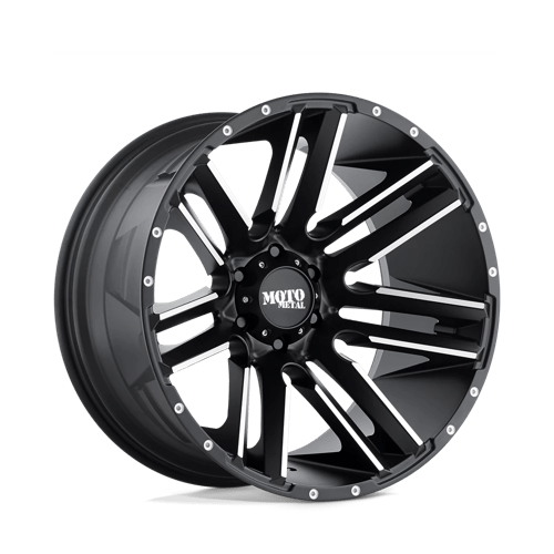 Moto Metal MO978 20X10 8X6.5 S-BLK MACH -24MM Wheels