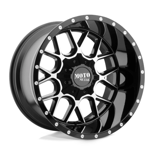 Moto Metal MO986 24X14 8X6.5 G-BLK MACH -76MM Wheels