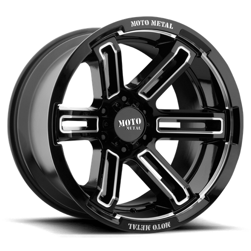 Moto Metal MO991 20X9 6X120 G-BLK MILL 00MM Wheels