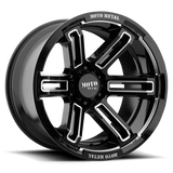 Moto Metal MO991 20X9 8X6.5 G-BLK MILL 00MM Wheels