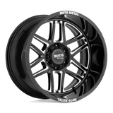Moto Metal MO992 24X14 6X5.5 G-BLK MILL -76MM Wheels
