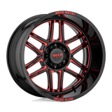 Moto Metal MO992 20X10 8X6.5 G-BLK MILL RTCC -18MM Wheels