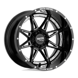 Moto Metal MO993 20X12 8X6.5 G-BLK MILL -44MM Wheels