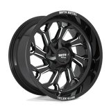 Moto Metal MO999 22X12 5X5.5/150 G-BLK MILL -44MM Wheels