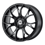 Motegi MR126 18X8 5X4.75 G-BLK/MILL +40MM Wheels