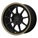 Motegi MR135 17X8.5 5X112 M-BLK BRZ-LP 35MM Wheels