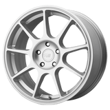 Motegi MR138 18X9 5X100 HYPER SLV 45MM Wheels