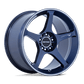 Motegi BATTLE V 18X9.5 5X120 74 +0 OB-BLU MCH Wheels
