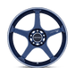 Motegi BATTLE V 18X9.5 5X4.5 72 +0 OB-BLU MCH Wheels