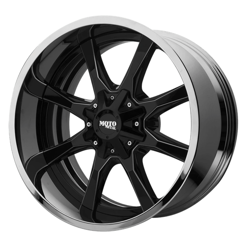 Moto Metal MO201 22X12 8X170 BLK MILL CHR LP -44MM Wheels