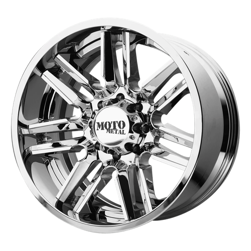 Moto Metal MO202 20X10 6X135 CHR BLK MILL LP -18MM Wheels
