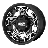 Moto Metal MO909 17X9 8X6.5 G-BLK MACH -12MM Wheels