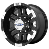 Moto Metal MO951 18X9 8X6.5 G-BLK MACH -12MM Wheels