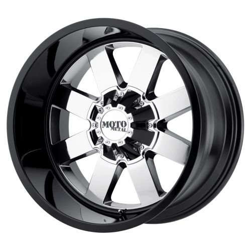 Moto Metal MO962 22X10 6X135 PVD/BLK LIP -18MM Wheels