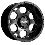 Moto Metal MO964 20X9 6X5.5 S-BLK MILL -12MM Wheels
