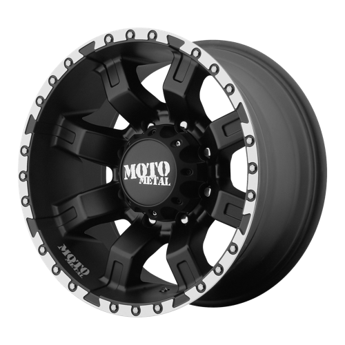 Moto Metal MO968 20X12 8X180 S-BLK MACH -44MM Wheels