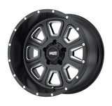 Moto Metal MO972 17X9 5X5.5 S-BLK MILL -12MM Wheels
