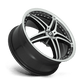 Motegi MR107 17X7.5 5X100 G-BLK MACH 45MM Wheels