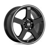 Motegi MR116 17X7 5X105/4.5 G-BLK +40MM Wheels