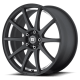 Motegi MR2747 17X7 4X100/4.5 M-BLK 40MM Wheels