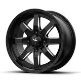 MSA Offroad Wheels MA25 14X7 4X110 MILL S-BLK 10MM Wheels