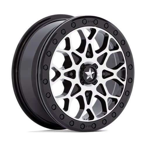 MSA Offroad Wheels PORTAL UTV BL 15X6 4X110 G-BLK MACH +38 Wheels