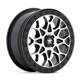 MSA Offroad Wheels PORTAL UTV BL 15X6 4X137 G-BLK MACH +38 Wheels