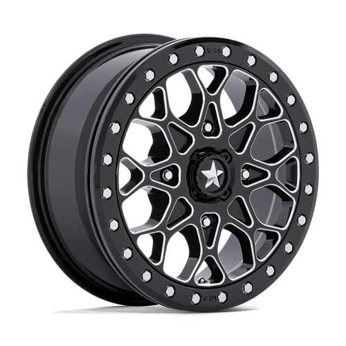 MSA Offroad Wheels PORTAL UTV BL 15X6 4X110 G-BLK MILL +38 Wheels
