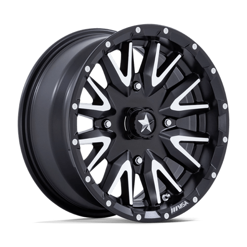 MSA Offroad Wheels CREED UTV 15X7 4X137 96 +10 M-BLK MCH Wheels