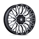MSA Offroad Wheels CLUBBER UTV 24X7 4X137/156 +0 G-BLK MCH Wheels