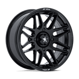 MSA Offroad Wheels RADAR UTV 14X7 4X156 115 +10 G-BLK Wheels
