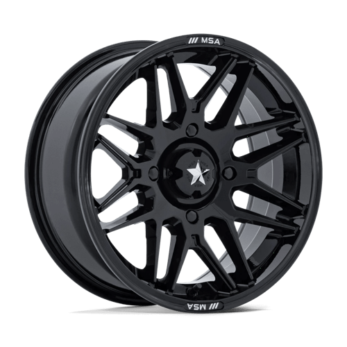 MSA Offroad Wheels RADAR UTV 14X7 4X110 86 -47 G-BLK Wheels