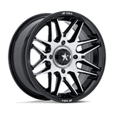 MSA Offroad Wheels RADAR UTV 15X7 4X137 96 +10 G-BLK-MCH Wheels
